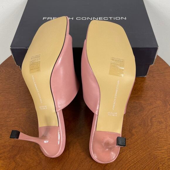 New French Connection Kelly Toe Loop High Heel Sandal in Pink Women's Size 7.5 - Picture 8 of 8